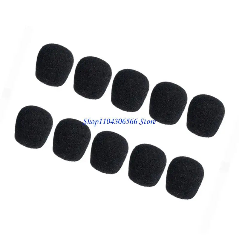 10-Pack Foam Mic Windscreen Covers for Mini Microphones Mic Windscreen Cover HIP