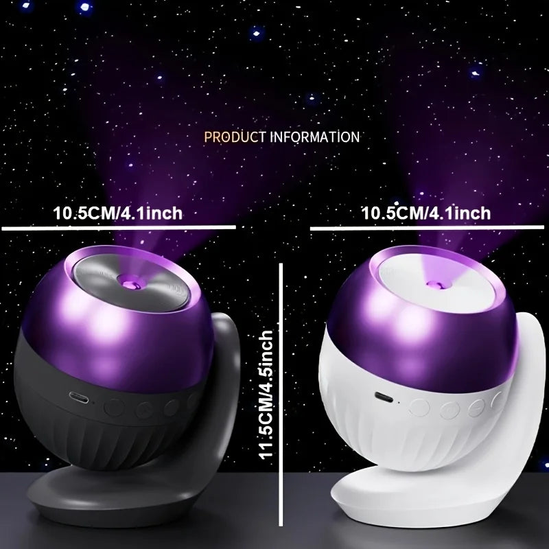 2026 Starry Ocean Galaxy Projector Night Light Auto Timer 24 Patterns 360° Rotatable Lamp with Sleep Sounds Kids Bedroom Decor G HIP