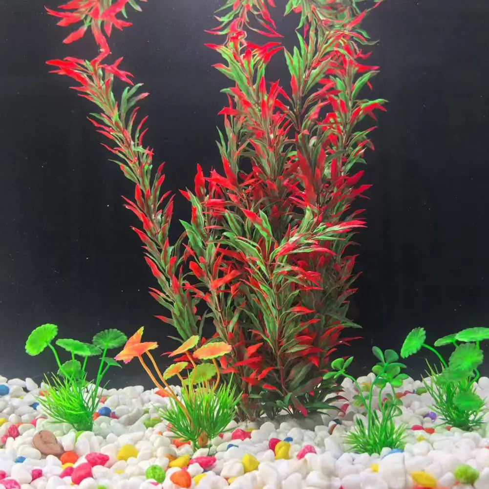 38cm Simulation Aquatic Plants Fish Tank Decorations Underwater Water Grass Landscaping Plants Aquarium Accessories Ornaments HIP