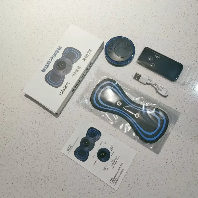 CAMMUO 8-Mode Electric Pulse Neck & Body Massager Electric Pulse Massager HIP With Box