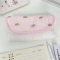 Quilted Bunny Pencil Case – Large Flip-Top Pouch for School Pencil Case Pouch HIP Puppy