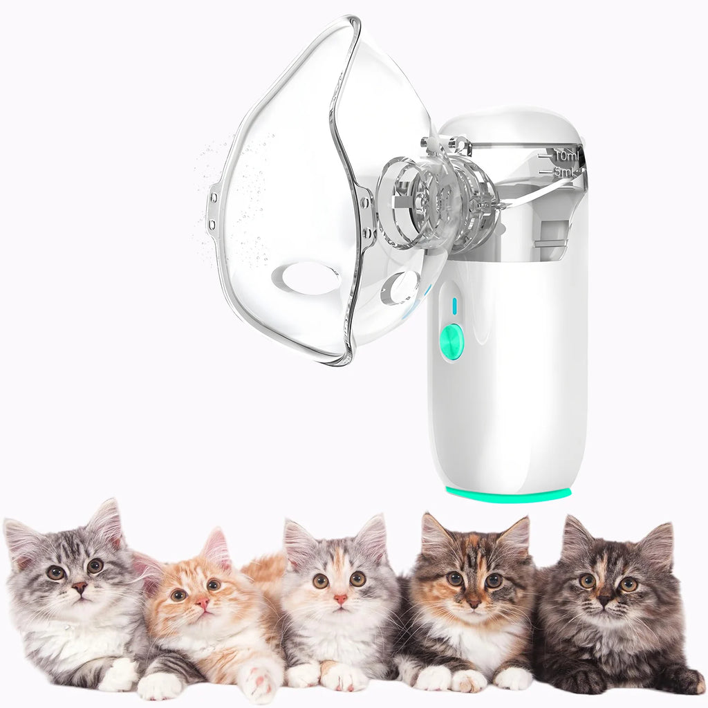 Fireurus Handheld Mesh Nebulizer for Pets – Portable Atomizer Pet Mesh Nebulizer HIP