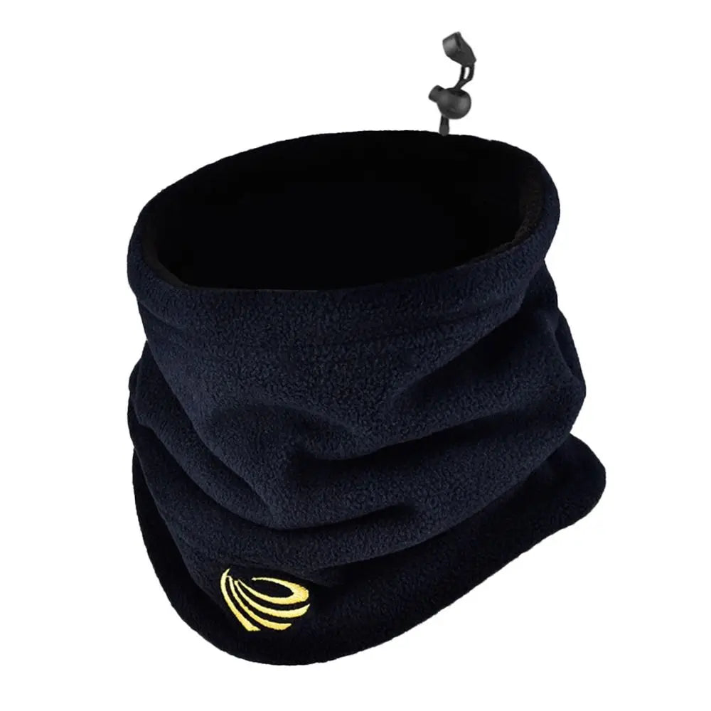 Fleece Neck Gaiter Ski Tube Scarf – Unisex Winter Face Mask Fleece Neck Gaiter HIP navy blue