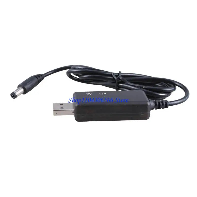 USB to DC Power Adapter Cable – 5V to 9V/12V, LED Display, 8 Tips DC Power Adapter Cable HIP