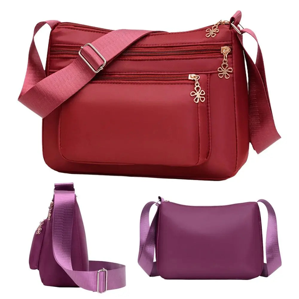 Women's Nylon Shoulder Bag – Large Capacity Waterproof Sling Nylon Shoulder Bag HIP