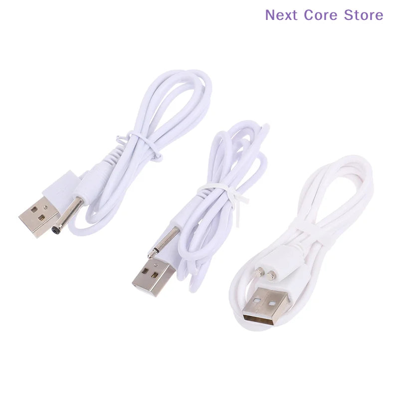 USB to 2.5mm DC Charging Cable for Wand Massagers | 0.5m Massager Charging Cable HIP