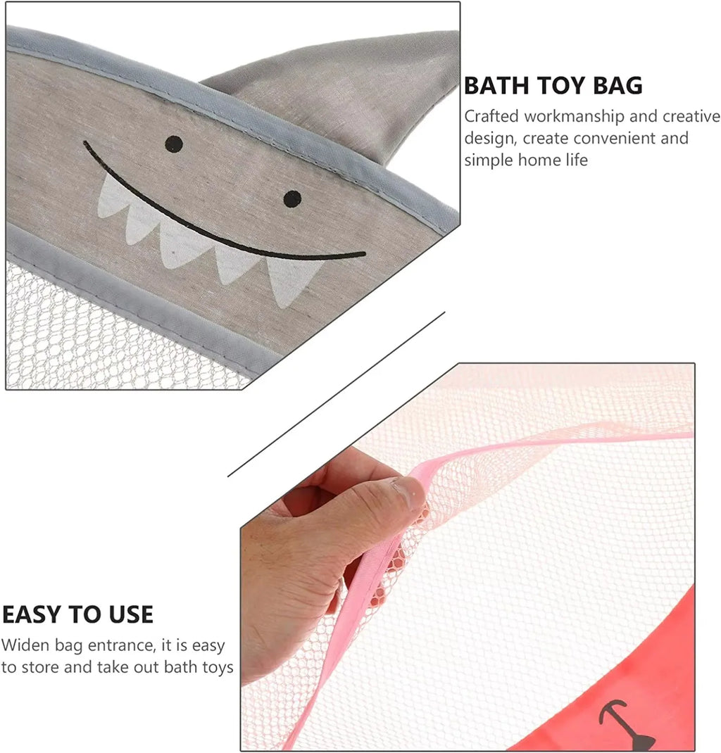 Cartoon Animal Bath Toy Mesh Bag – Kids Storage Organizer Bath Toy Organizer HIP