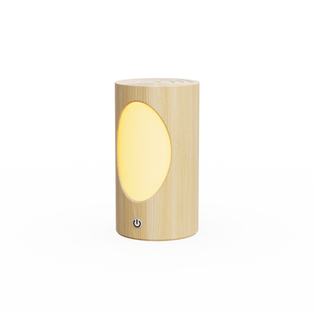 Tree Hole Humidifier – USB Night Light & Aromatherapy 600ml Mini Humidifier HIP Wood grain 1200mAh