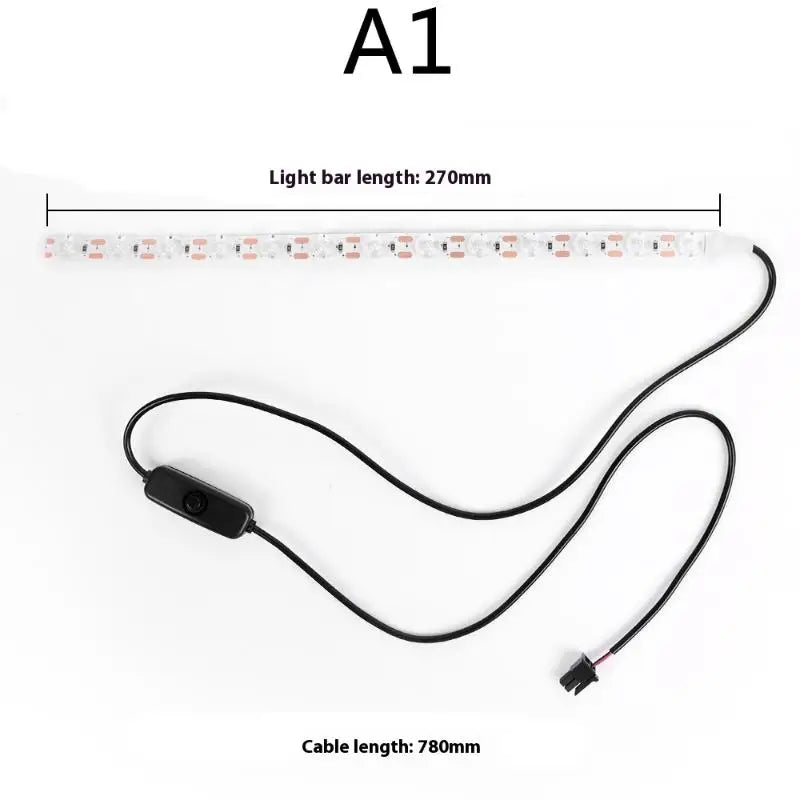 LED Light Strip for Bambu Lab A1 & A1 Mini – Ra95 24V White 3D Printer LED Strip HIP For A1