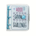 1000 Savings Challenge Binder – Cash Envelope Budget Planner Savings Challenge Binder HIP Blue