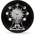 Meditating Skull Tire Cover – Fits Jeep, SUV, RV & Truck Spare Tire Cover HIP 1 17in