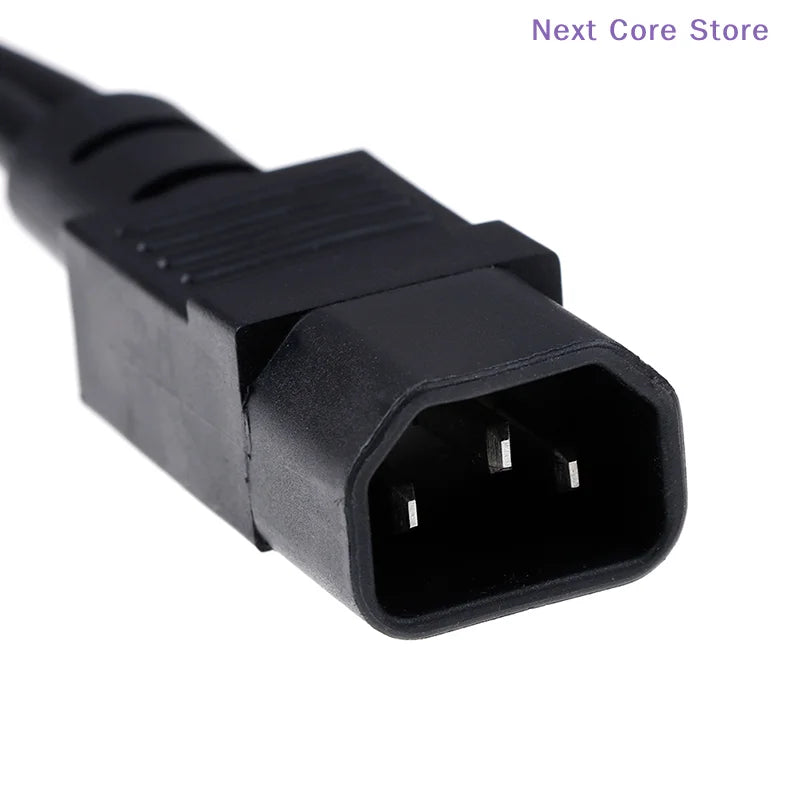 C14 to C13 Y Splitter Power Cable – PDU PSU UPS 30cm Power Splitter Cable HIP
