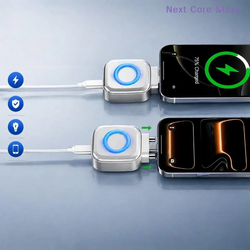 140W Smart Auto-Stop USB-C Fast Charging Adapter | Power Cut-Off Smart Charging Adapter HIP