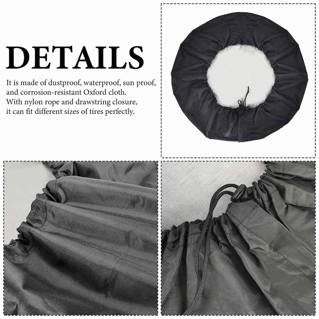 Horse Silhouette Spare Tire Cover – Weatherproof Polyester Spare Tire Cover HIP