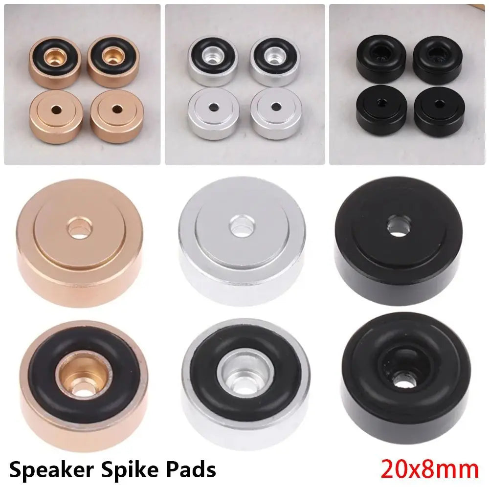 Aluminum Alloy HiFi Speaker Spike Isolation Feet 20x8mm Speaker Isolation Feet HIP