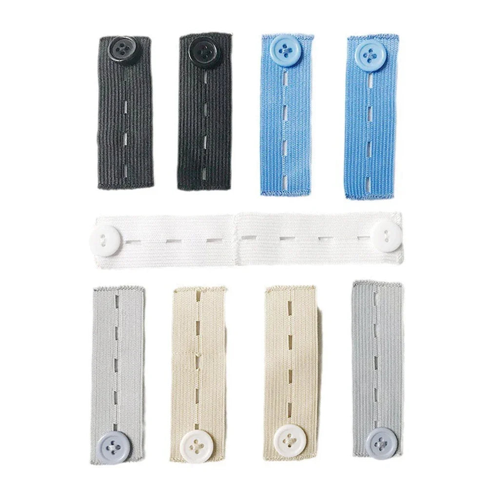5Pcs Stretch Waist Extension Straps Practical Hooks for Pregnant Women Waist Belts Jeans Pants Diy Sewing Tools and Supplies HIP