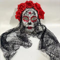 New Halloween Terror Mask Mexican Day of the Dead Makeup Ball Mask cosplay Performance Carnival Party Halloween Decoration HIP 02