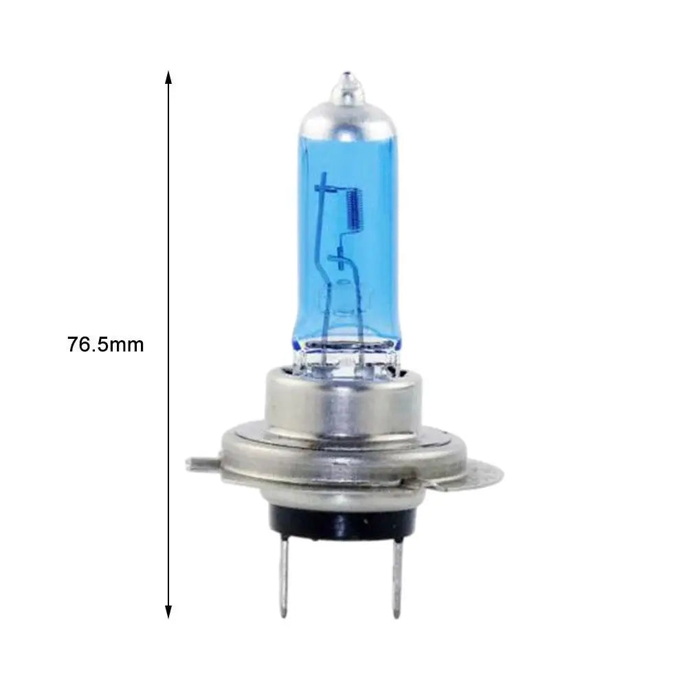 2pcs 6000k Super Bright White H7 Halogen Bulb 12V Car HeadLight Bulb h7 55w 100w Halogen Lamp Car HeadLight Replacement Bulb HIP