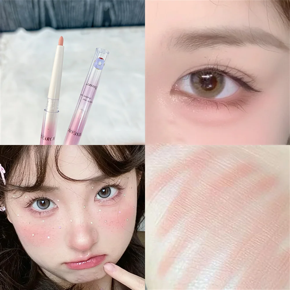 Nude Pink Aegyo Sal Pencil Under Eyeliner Brighten Shadow Lying Silkworm Makeup Pen Lower Eyelid Highlighter Contour Cosmetic HIP 02