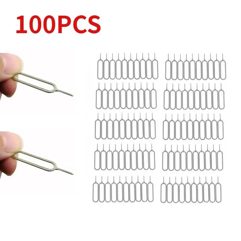 Universal SIM Card Tray Eject Pin Tool – 1/10/50/100 Pack SIM Card Eject Tool HIP 100PCS