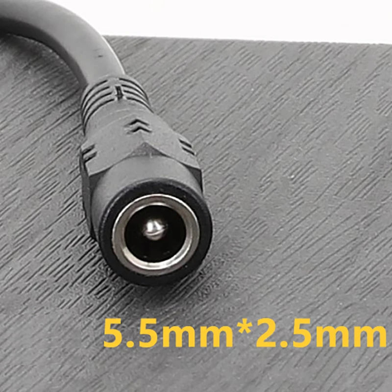 DC5525 to SATA Power Splitter Cable – 12V, 1–4 Port HDD SATA Power Adapter Cable HIP