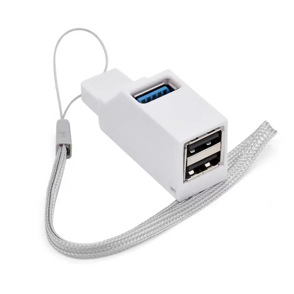 OULLX USB 3.0 Hub – 3-Port Mini Splitter for PC & Laptop USB Hub Adapter HIP