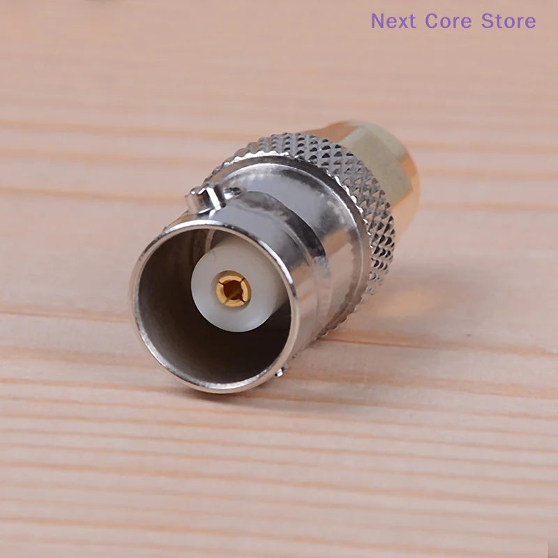 SMA Male to BNC Female RF Coax Adapter – Gold-Plated Brass RF Coax Adapter HIP