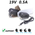 19V 0.5A Switching Power Adapter DC 3.5×1.35mm L-Type Plug Switching Power Adapter HIP UK