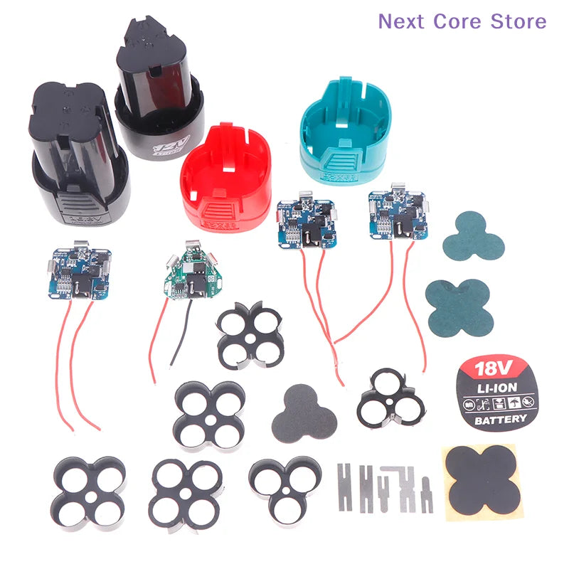 18650 Li-ion Battery Case & Protection Board for Drills Battery Case & Board HIP