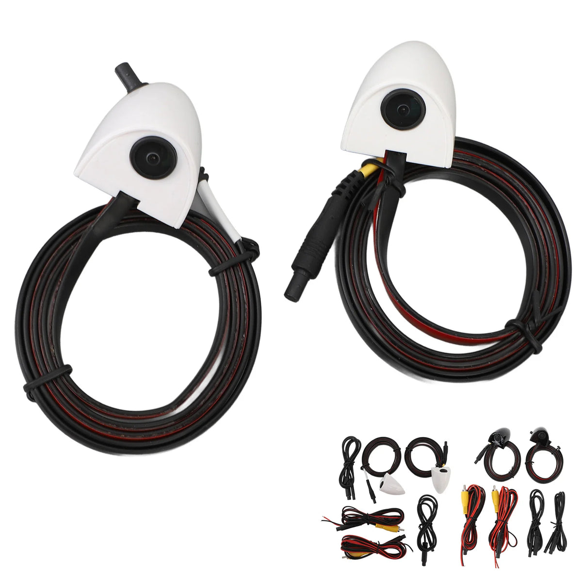 Car Blind Spot Camera Night Vision Assist Water Resistant Tape Mounting Left Right Side View Camera for Car Surveillance System HIP