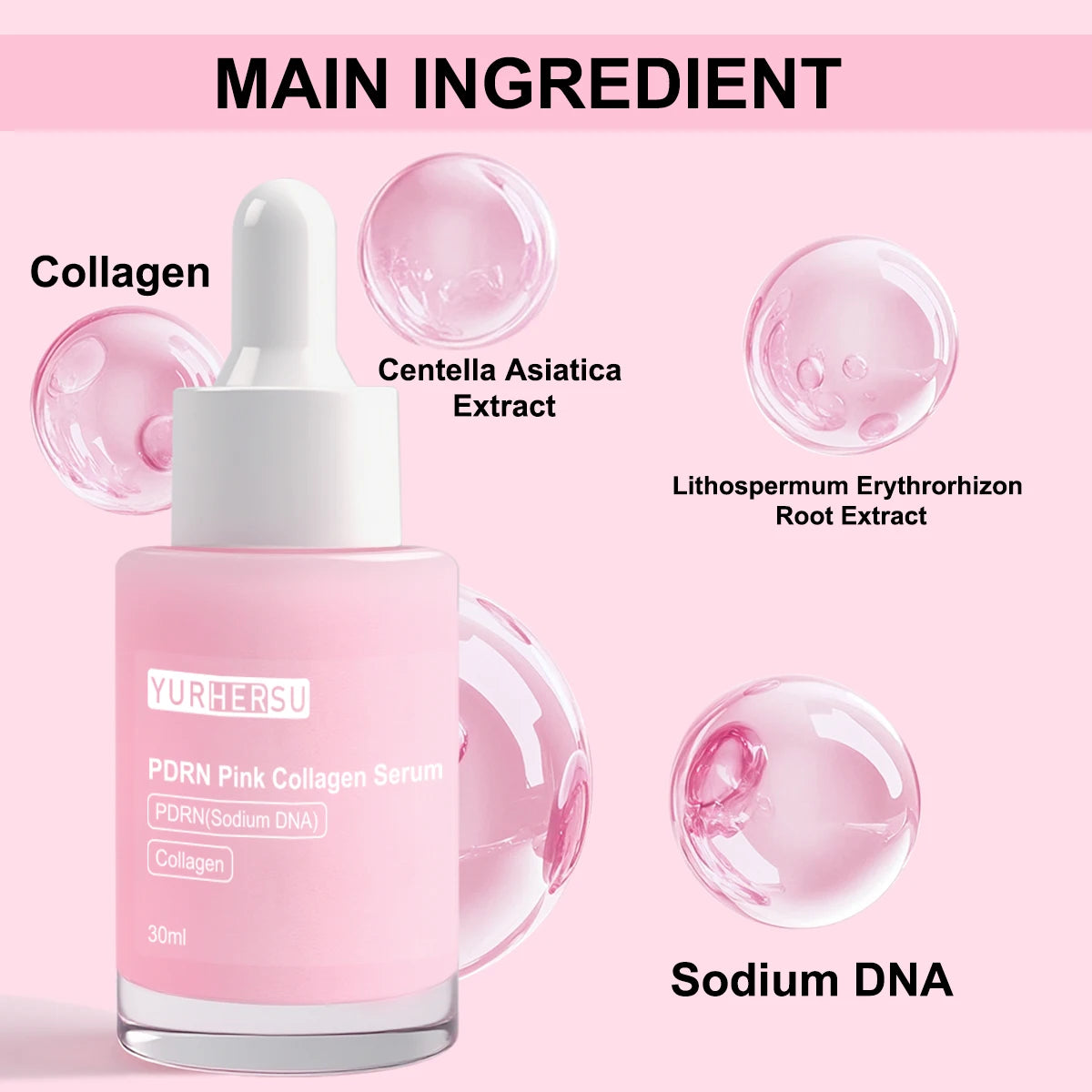 PDRN Collagen Salmon DNA Face Serum – Anti-Aging & Firming Face Serum HIP PDRN2pcs PDRN 30ml
