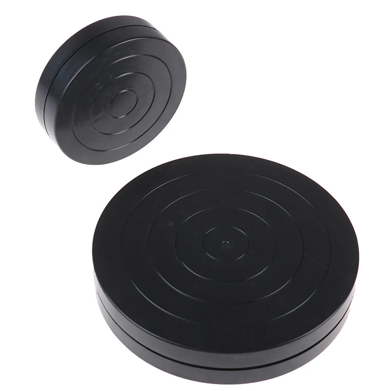 Black Pottery Wheel Turntable – Rotating Clay Sculpting Tool Pottery Turntable HIP