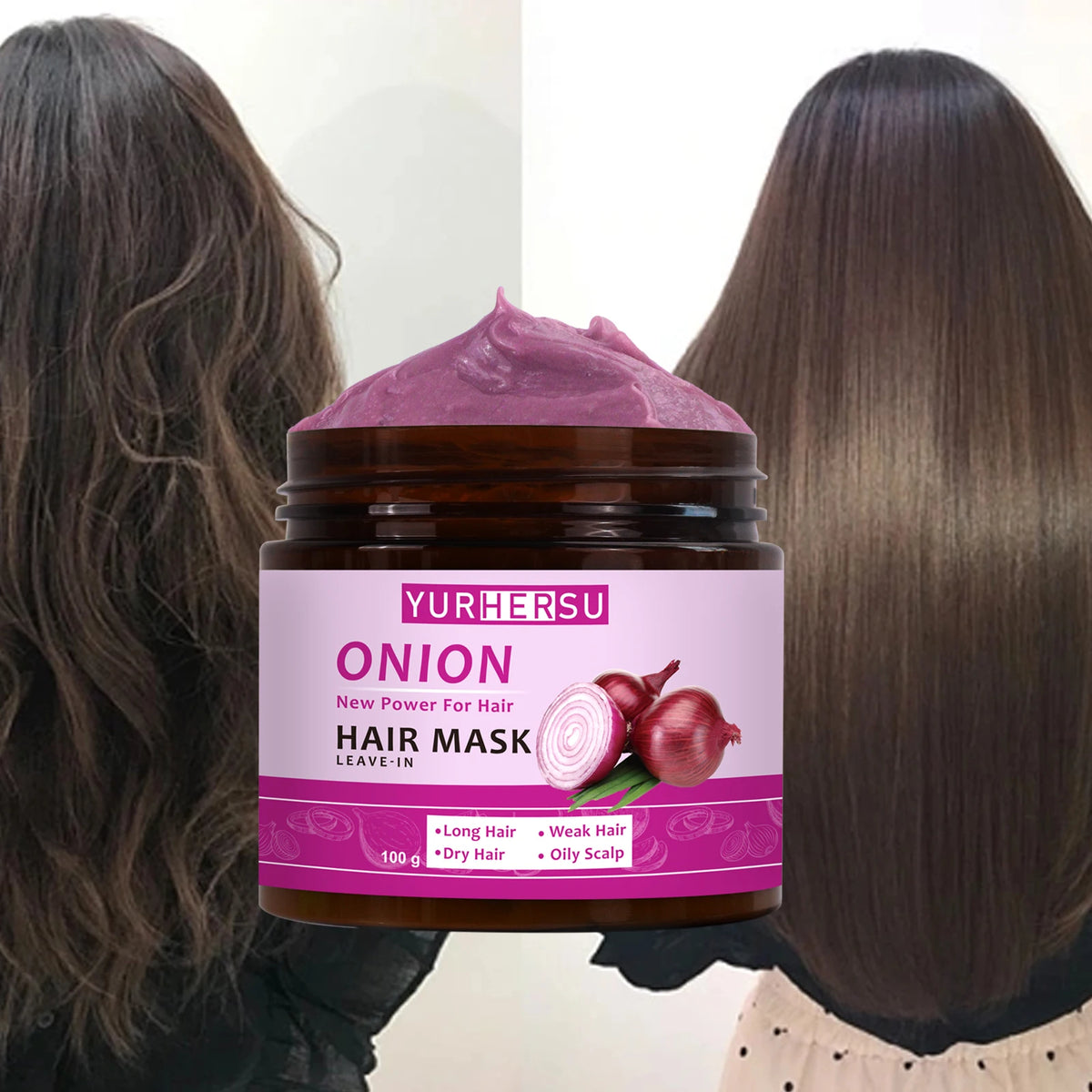 Onion Essence No-Rinse Hair Mask – Deep Nourishing | YURHERSU Leave-In Hair Mask HIP Default Title