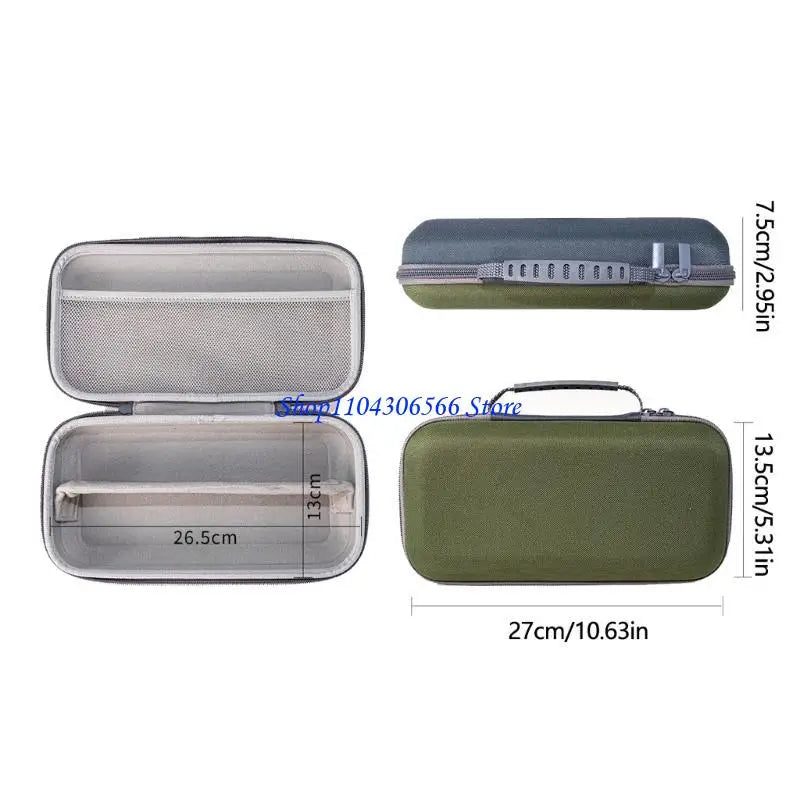 EVA Microphone Carrying Case – Double Zippers & Mesh Pocket Microphone Carrying Case HIP