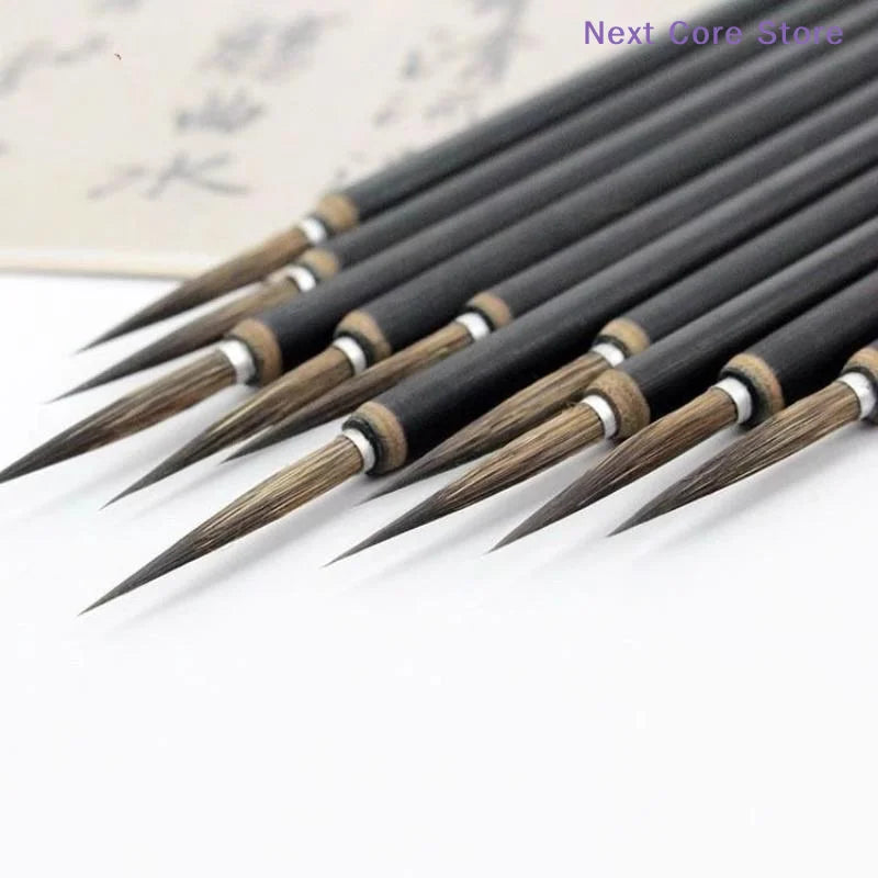 Retro Chinese Calligraphy Mouse Whisker Fine Art Brush Calligraphy Art Brush HIP
