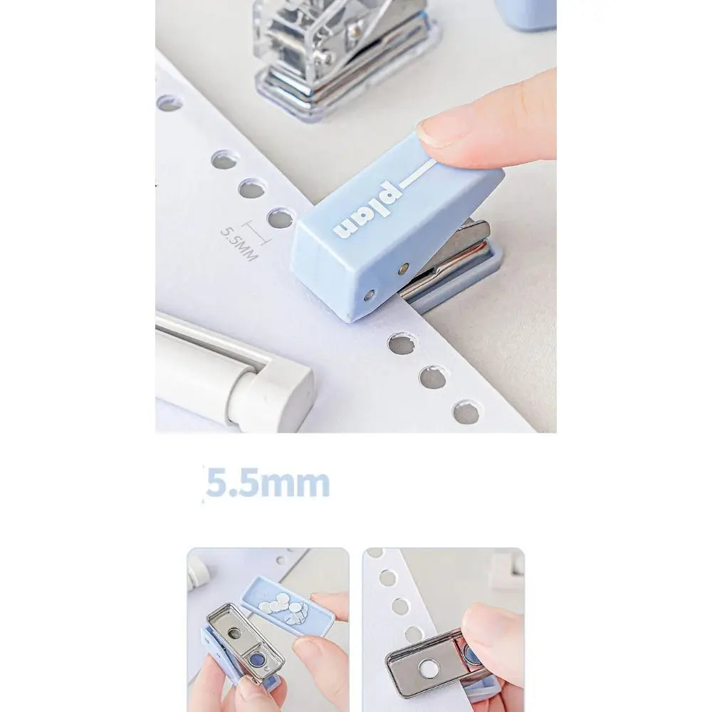 8-Piece Kawaii Mini Stationery Set – Stapler, Punch & Markers Mini Stationery Set HIP