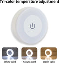 Rechargeable Touch Dimming LED Night Light Wireless Wall Lamp Reading Book Light Dimmable For Bedroom Cabinet Kitchen Wardrobe HIP 3-Colors