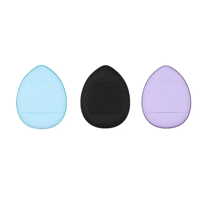 3/10pcs Mini Size Professional Cosmetic Cushion Puff Concealer Foundation Detail Puff Finger Puff Set Makeup Sponge Beauty Tool HIP Mix No Box 3Pcs A