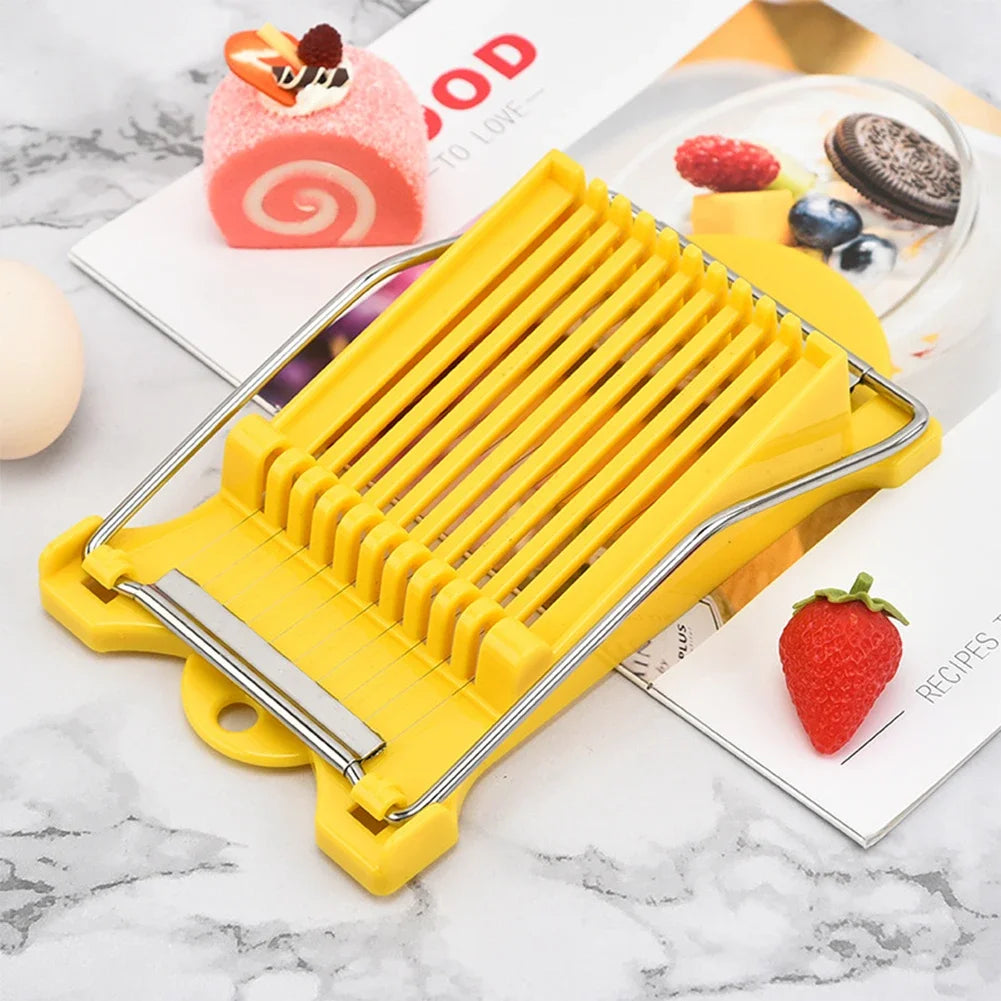 Multi Function Kitchen Gadget Stainless Steel Handheld Slicer For Cutting Luncheon Meat Banana Strawberry Egg Cheese Food HIP