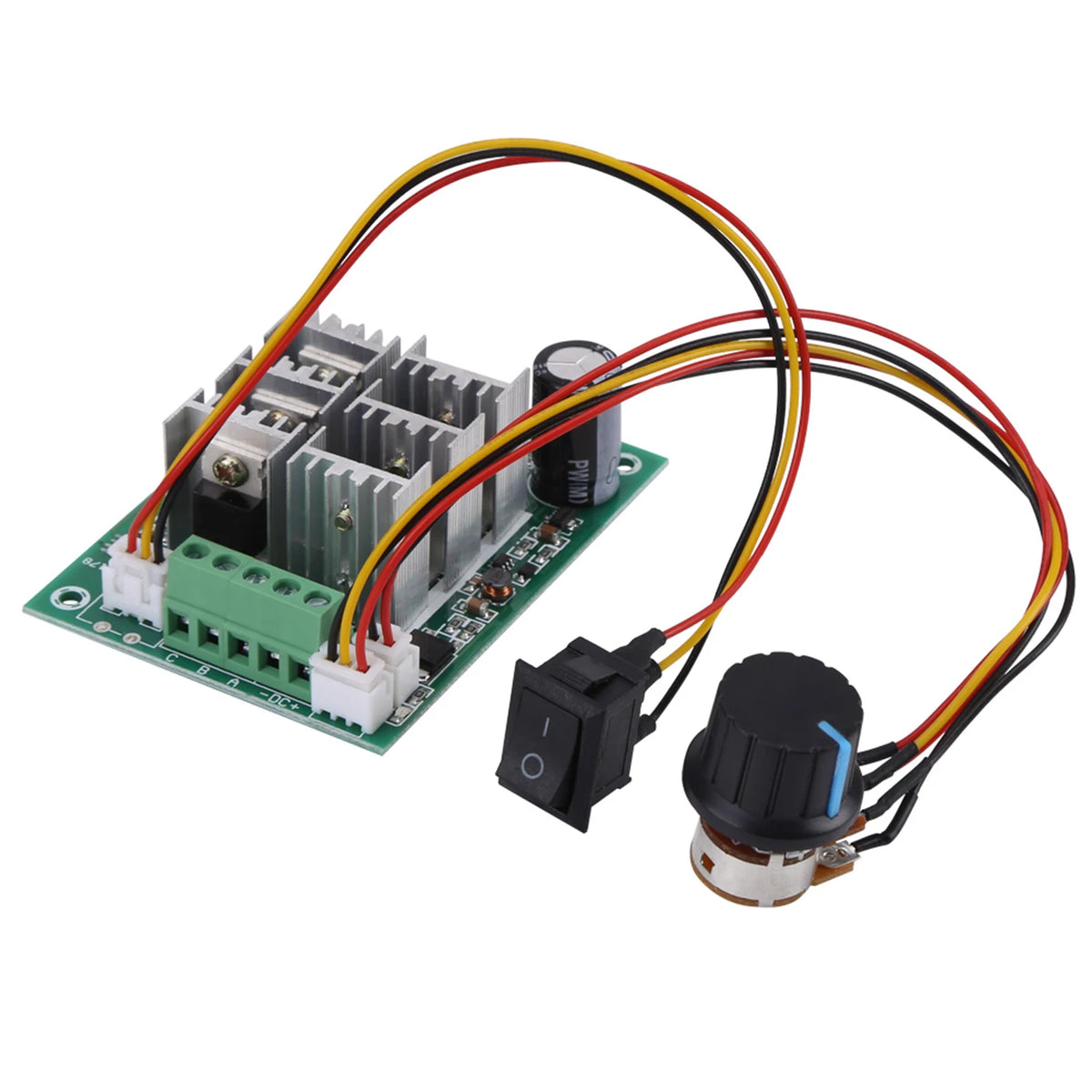 Motor Speed Switch DC 5V‑36V 15A 3‑Phase Brushless Motor Speed Control CW CCW Reversible Switch HIP