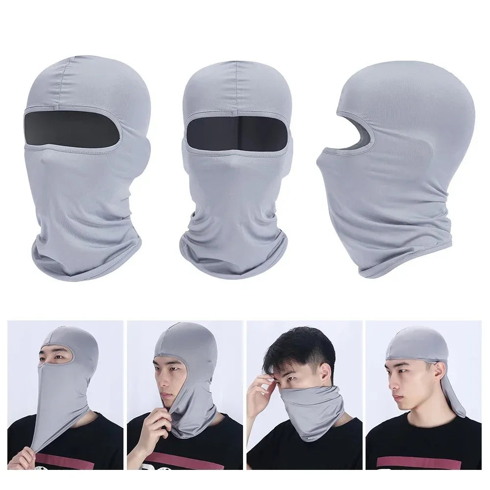 Breathable UV Ice Silk Face Mask & Neck Scarf – Men & Women Outdoor Face Scarf HIP