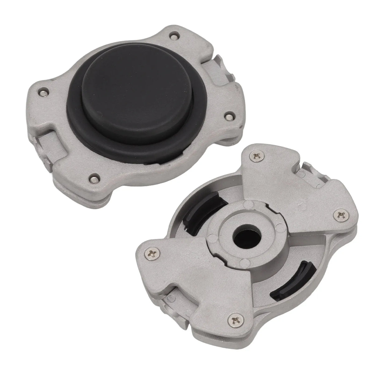 Universal Trimmer Head 0.5in Hole Diameter Aluminium High Accuracy String Trimmer Head with 2 Lines for Replacement HIP