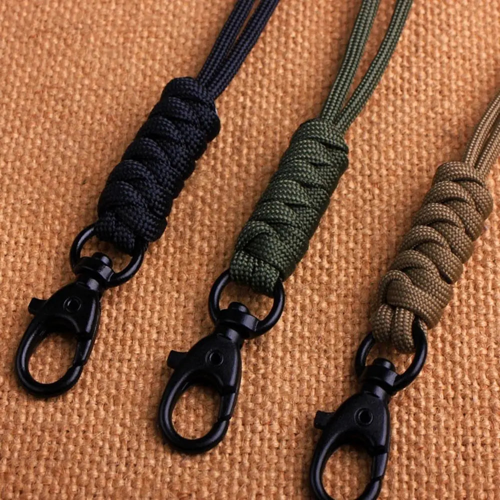 Paracord Keychain Lanyard – 10 Styles & Rotatable Buckle Paracord Keychain Lanyard HIP