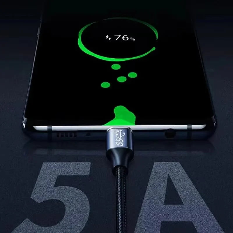 USB-C 90° Extension Cable 100W PD Fast Charging 10Gbps USB-C Extension Cable HIP