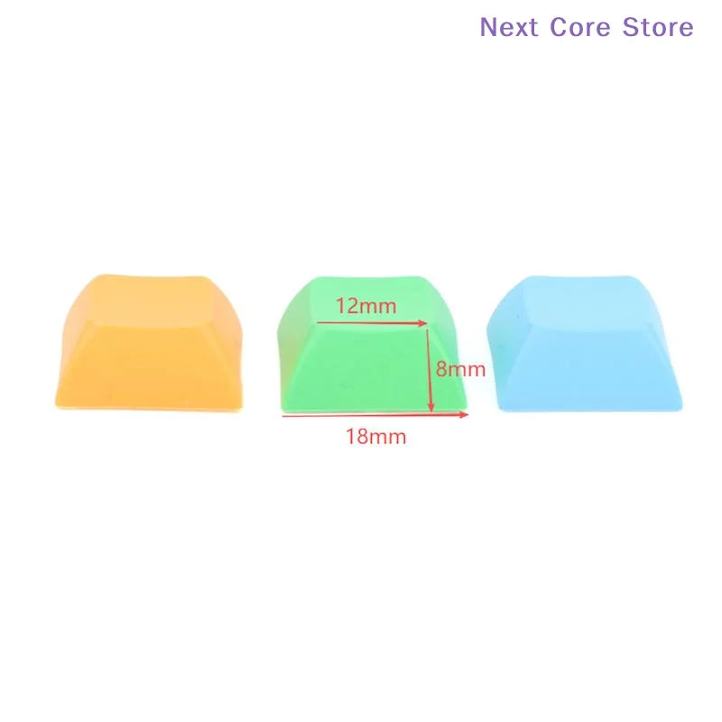 10-Pack DSA PBT 1U Keycaps for MX Switches – Multi-Color Mechanical Keyboard Keycaps HIP