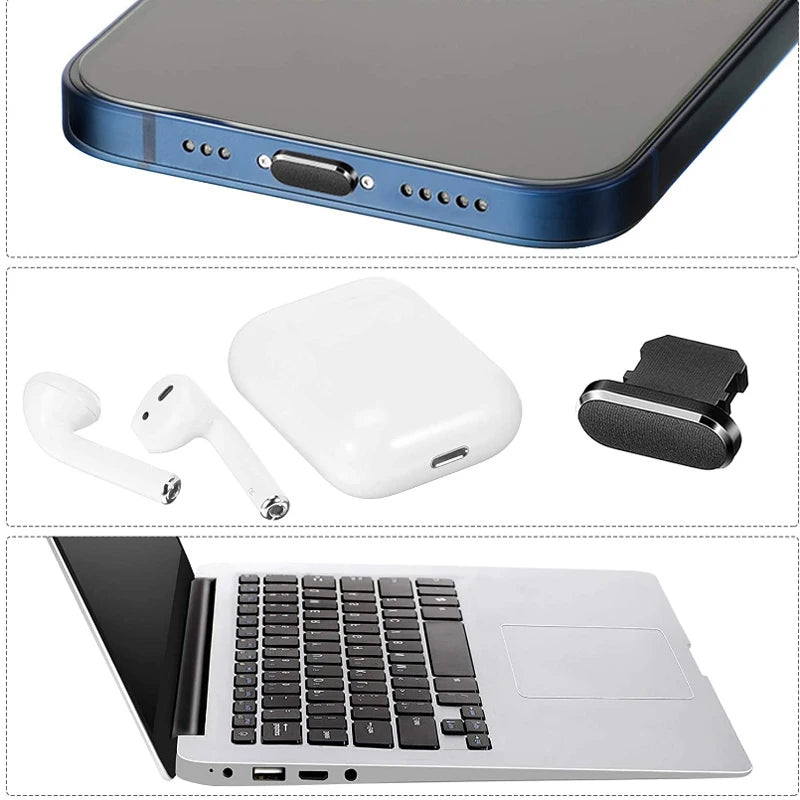 Phone Speaker & Charging Port Cleaning Kit – Dust Plug & Brush Phone Cleaning Kit HIP