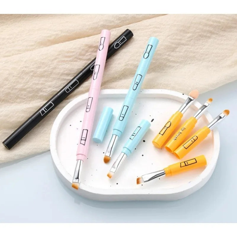 4-in-1 Detachable Makeup Brush Set – Eye, Lip & Brow Multifunctional Makeup Brush HIP