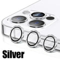 iPhone Camera Lens Protector – Tempered Glass 13 14 15 16 Lens Screen Protector HIP Silvery 16 Pro or 16 Promax