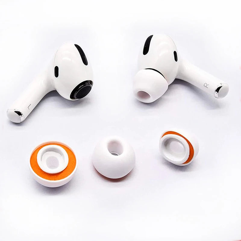 Memory Foam Ear Tips for AirPods Pro 1 & 2 – S/M/L Set Replacement Ear Tips HIP