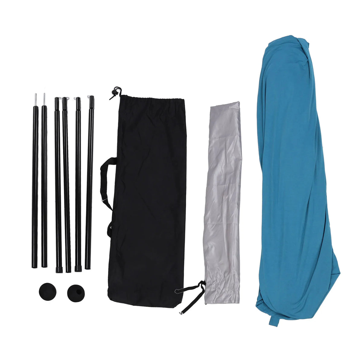 Outdoor Shade Beach Canopy Reinforced Windproof Rope Beach Canopy Waterproof UPF50 Tear Resistant with Carry Bag for Fishing HIP 210x200x150cm
